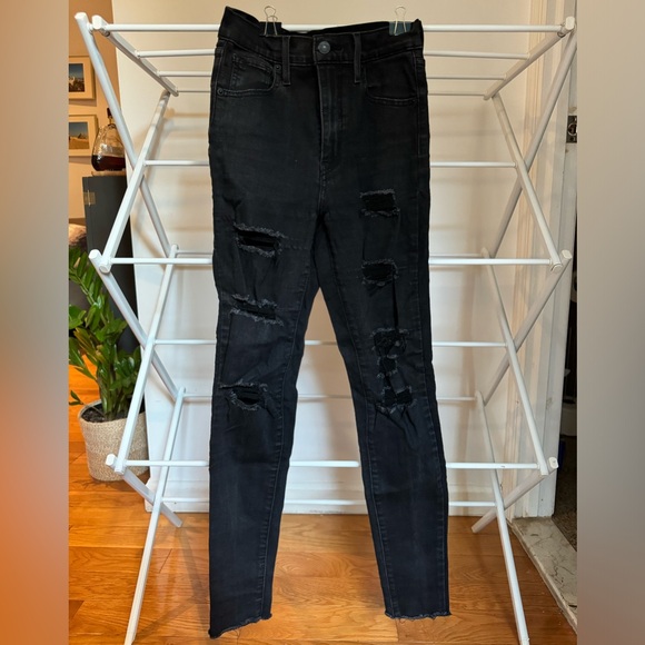 Levi’s Mile High Super Skinny Distressed Jeans - Picture 1 of 4